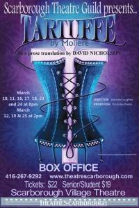 Tartuffe Moliere "David Nicholson" "Scarborough Theatre Guild" poster