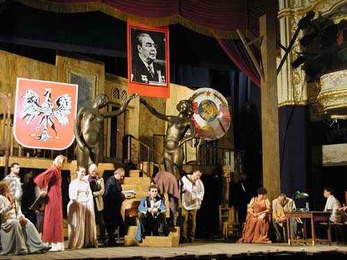 "David Nicholson" Theater theatre moliere Tartuffe "set design"